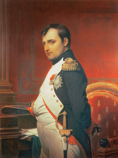 Napoléon (1769-1821) dans son étude - Hippolyte Delaroche